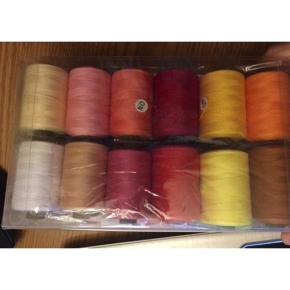Sewing Threads Kits, 30 Colors 1000 Yards Per Spools, Polyester Sewing Thread - Picture 1 of 4